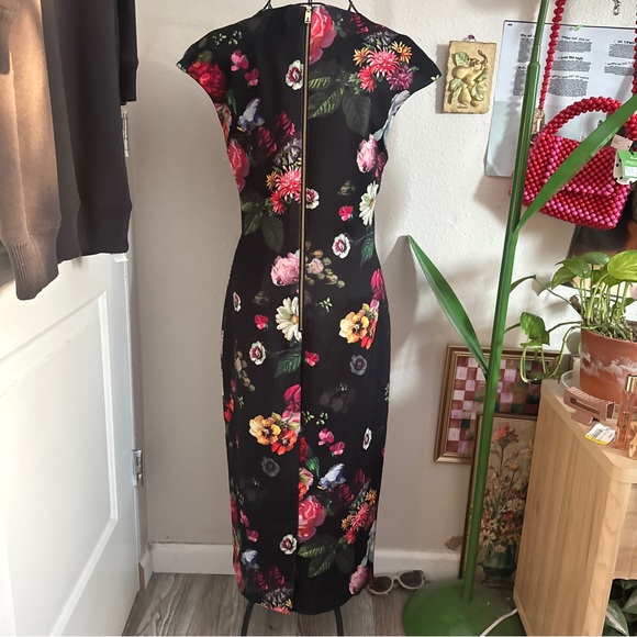 Ted Baker Cathina Floral Print Sheath Dress 3 - Picture 2 of 7